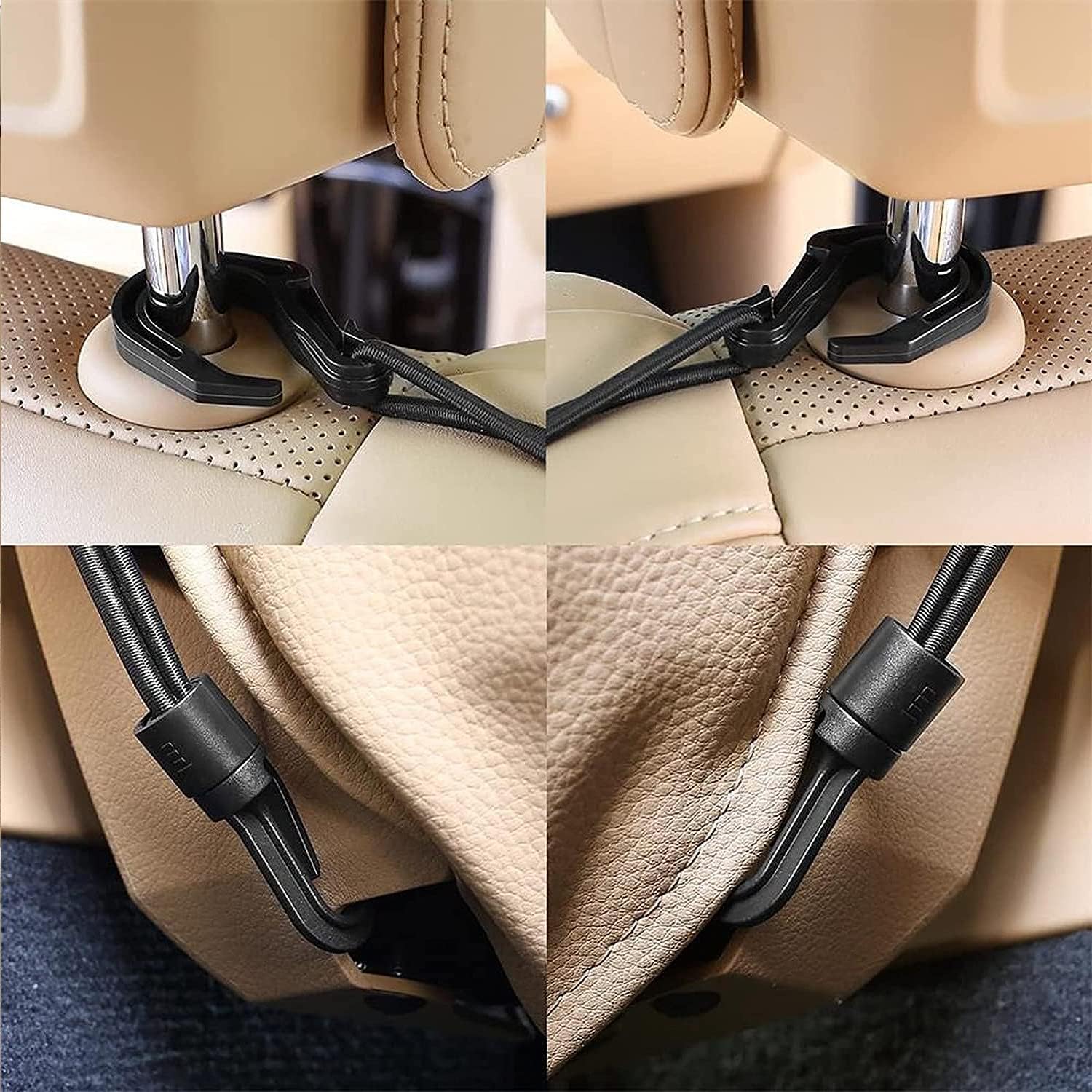 3-Layer Stretch Car Mesh Organizer, Car Seat Net, Dog Net for Barrier