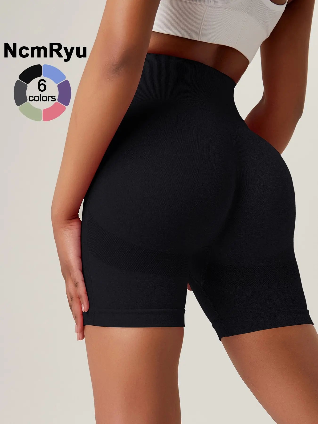 Women'S High Waist Workout Stretch Shorts Butt Lifting Tummy Control Ruched Booty Smile Yoga Short Pants High Waisted Shorts Activewear Shorts Athletic Wear Shorts Sport Shorts