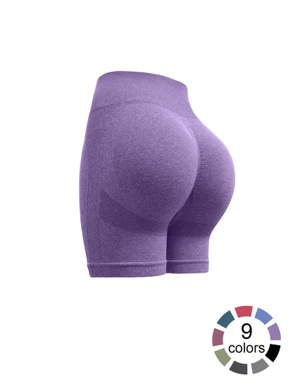 Women'S High Waist Workout Stretch Shorts Butt Lifting Tummy Control Ruched Booty Smile Yoga Short Pants High Waisted Shorts Activewear Shorts Athletic Wear Shorts Sport Shorts